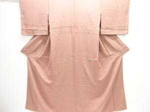 未使用品　抽象模様単衣小紋着物